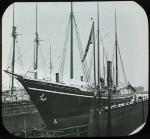 Image: S.S. Roosevelt in Dry Dock